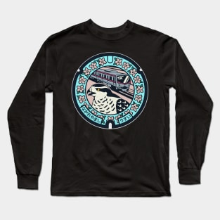 Nagareyama Manhole Cover Art Alternative Color Long Sleeve T-Shirt